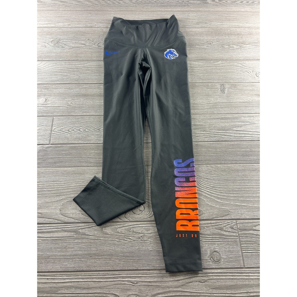 Women’s Size XS Nike Dri-Fit Denver Broncos Gray Leggings Pants NFL